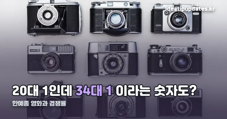 한예종 영화과 경쟁률 정리 썸네일